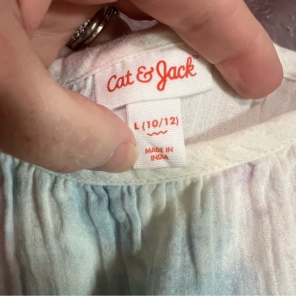 Girls Multicolor Tie-Dye Spring Maxi Dress - Picture 3 of 5